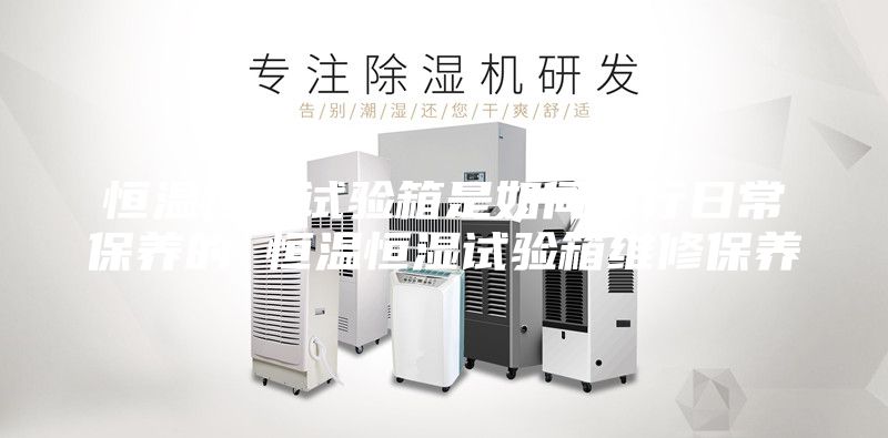 恒溫恒濕試驗箱是如何進行日常保養(yǎng)的 恒溫恒濕試驗箱維修保養(yǎng)