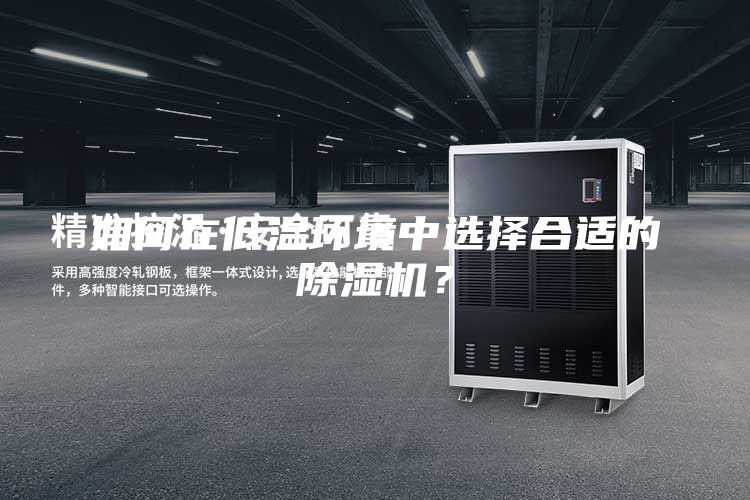 如何在低溫環境中選擇合適的除濕機？