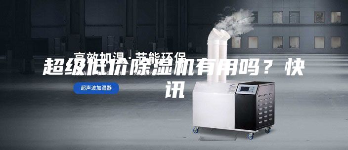 超級低價除濕機有用嗎？快訊