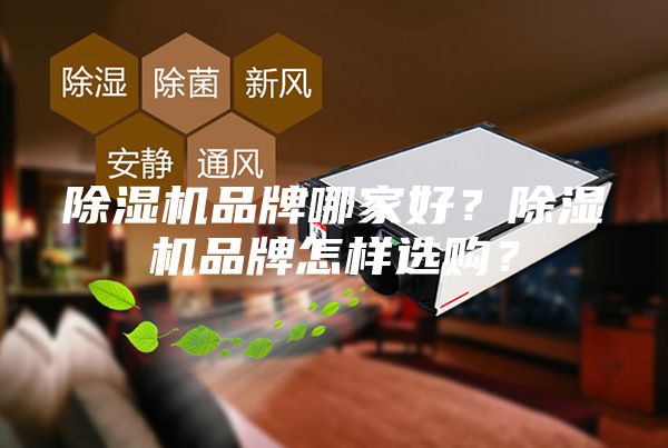 除濕機品牌哪家好？除濕機品牌怎樣選購？