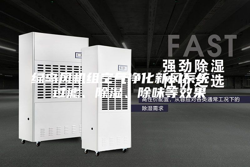 綠島風機組空氣凈化新風系統  過濾、除濕、除味等效果