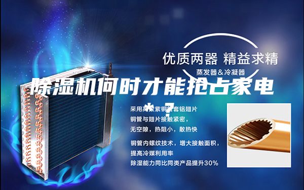 除濕機何時才能搶占家電＊？