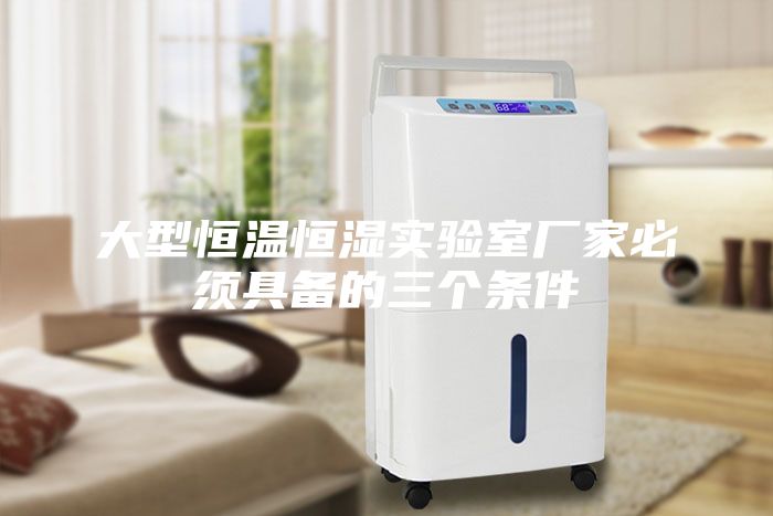 大型恒溫恒濕實驗室廠家必須具備的三個條件